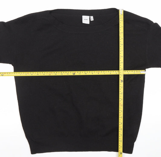 Womens UK Size L ICHI Black Pullover Jumper