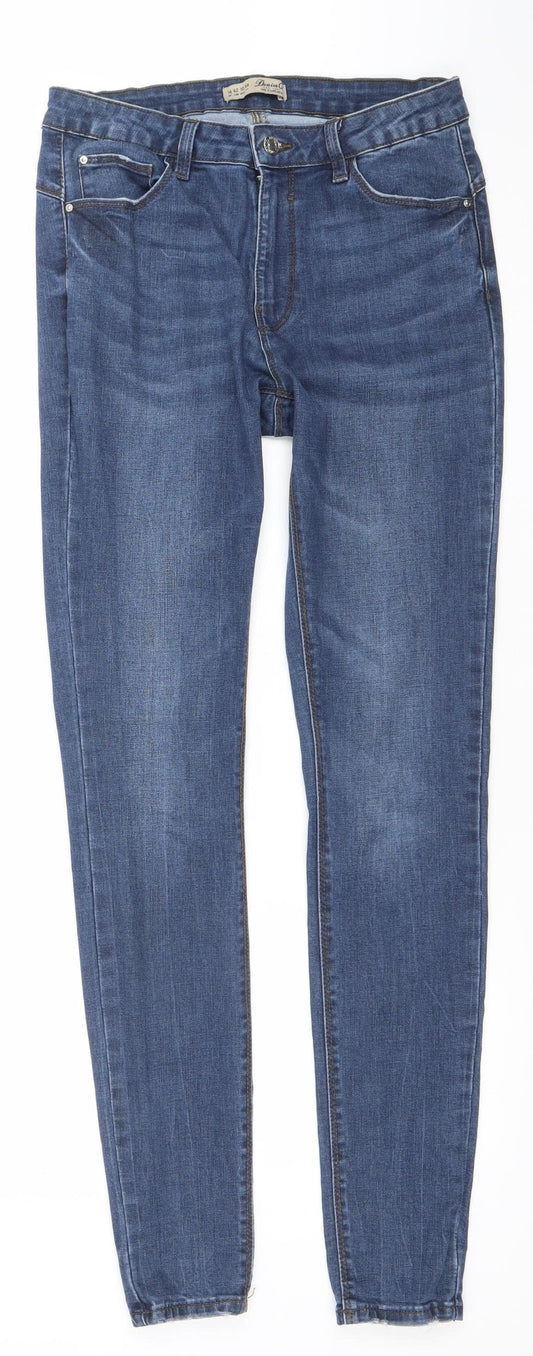 Denim & Co. Womens Blue Size 14 Skinny Slim Fit Stretch Jeans