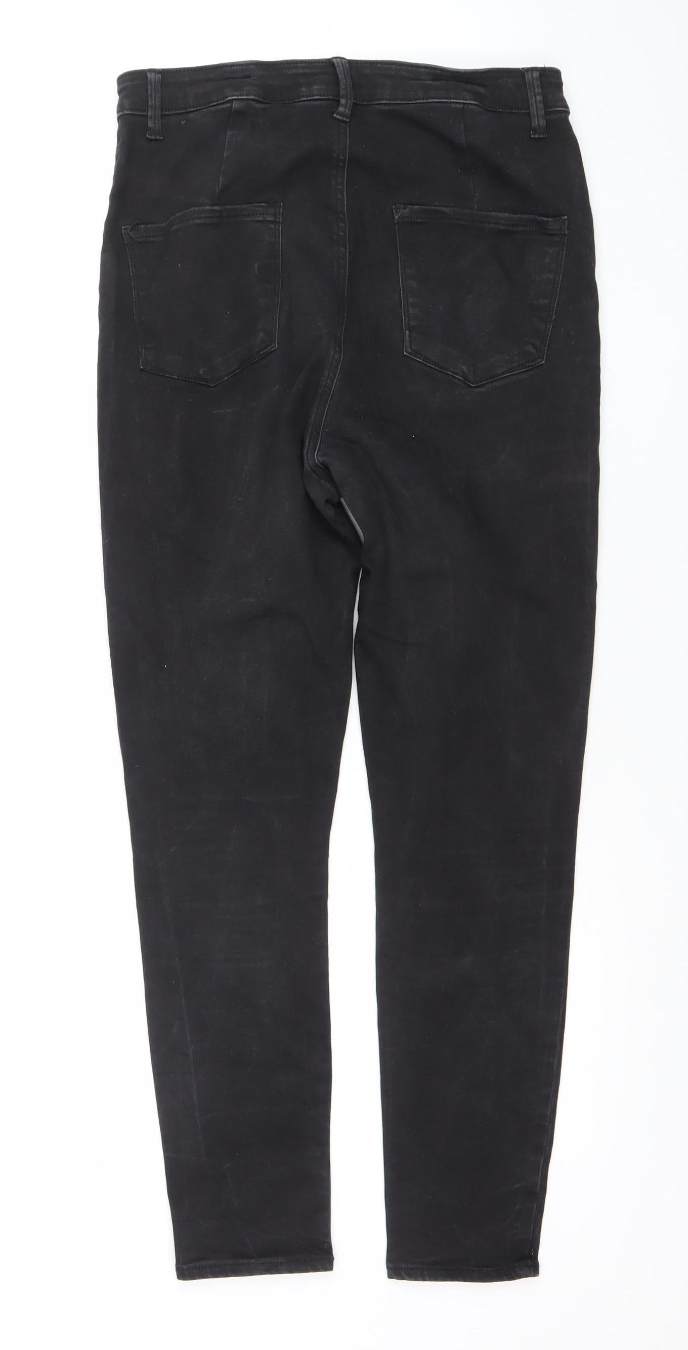 Primark Denim Co Women Black Size 14 Skinny Jeans Cotton Blend