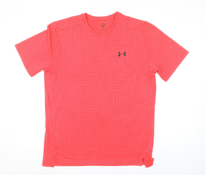 Under Armour Men's Red Short Sleeve Gym T-Shirt Size M