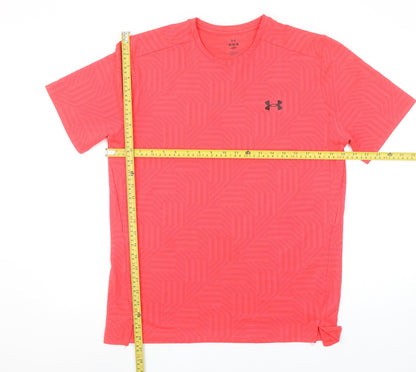 Under Armour Men's Red Short Sleeve Gym T-Shirt Size M