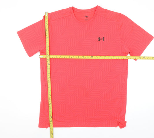 Under Armour Men's Red Short Sleeve Gym T-Shirt Size M