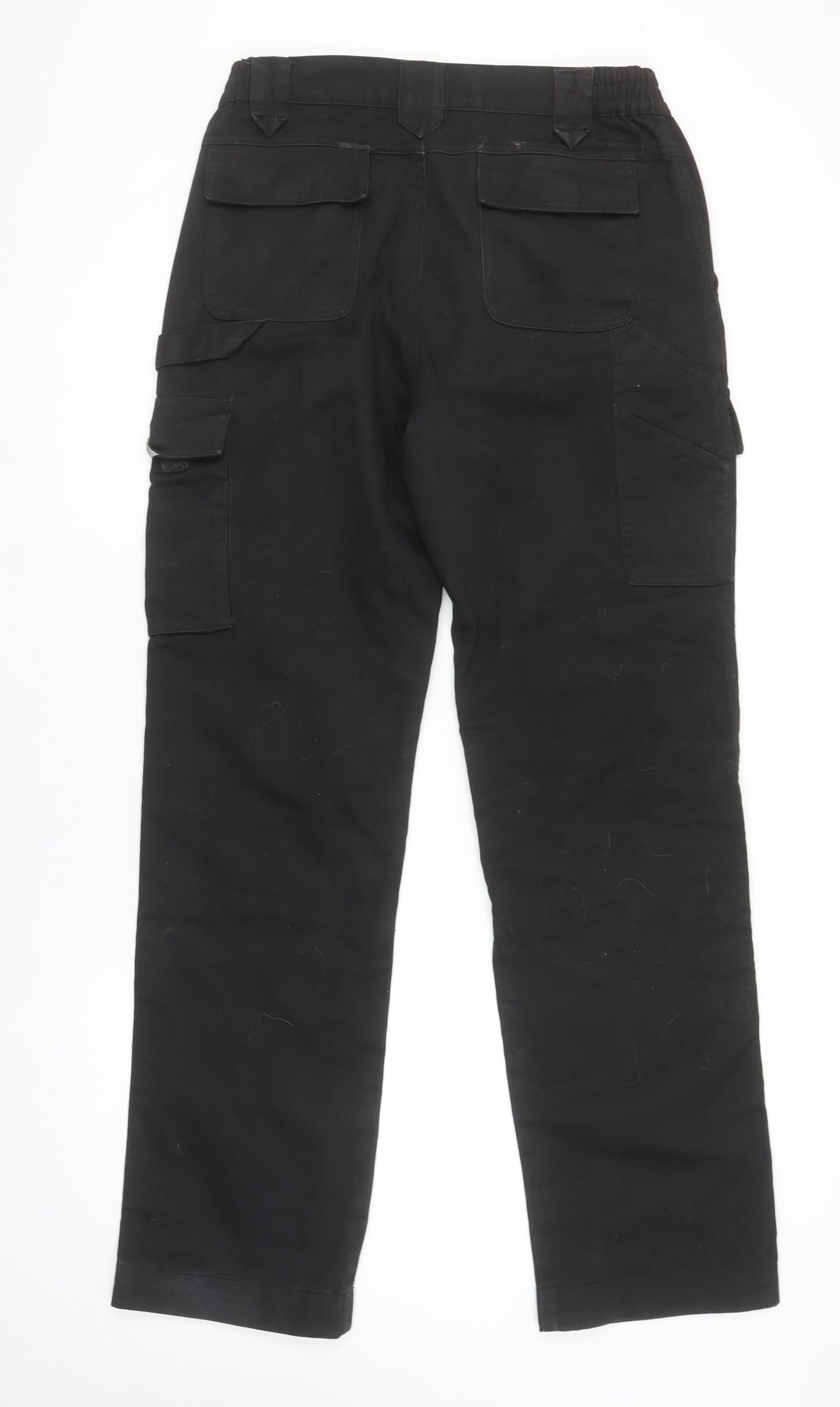 Result Work-Guard Men's Black Cargo Work Trousers Size S 32in Regular