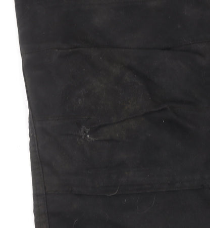 Result Work-Guard Men's Black Cargo Work Trousers Size S 32in Regular