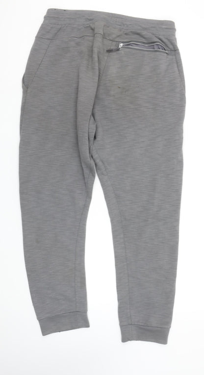 Nike Men's Grey Jogger Trousers XL Cotton Blend Casual