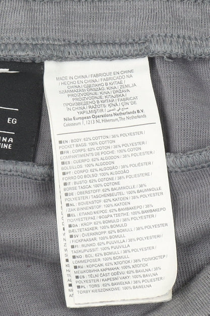 Nike Men's Grey Jogger Trousers XL Cotton Blend Casual