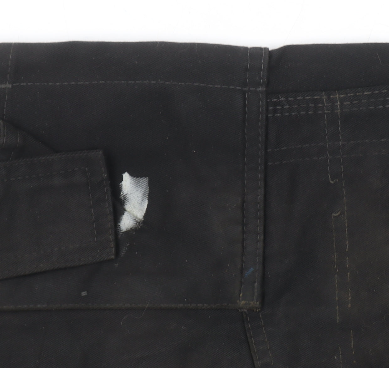 Fristads Kansas Men's Black Cargo Work Trousers Size 36 Tall Polyester Cotton