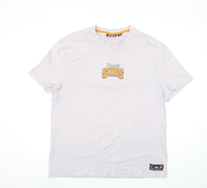 NBA Men’s White Phoenix Suns Graphic Sports T-Shirt Size L