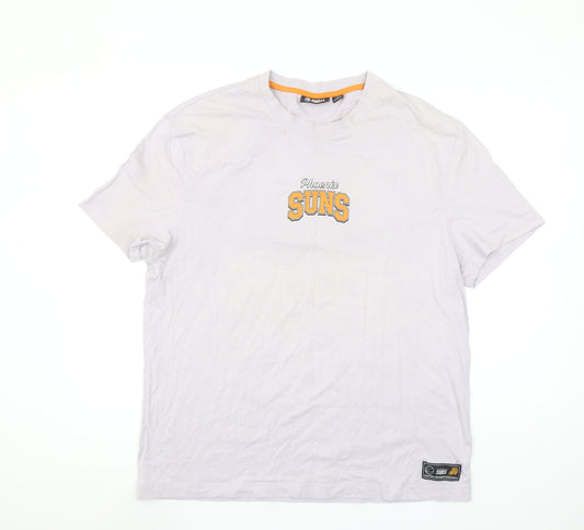 NBA Men’s White Phoenix Suns Graphic Sports T-Shirt Size L