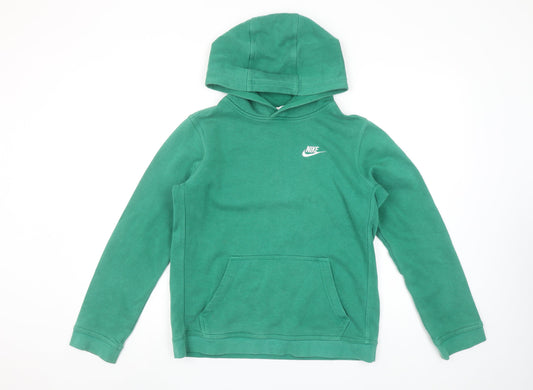 Boys UK Size XL Nike Green Pullover Hoodie