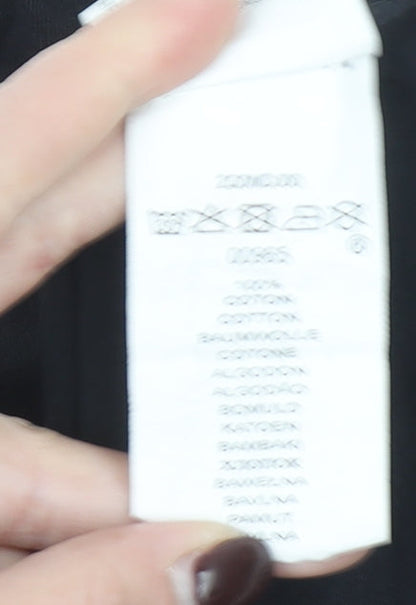 Quiksilver Men’s Black Short Sleeve Graphic Cotton T-Shirt Size S