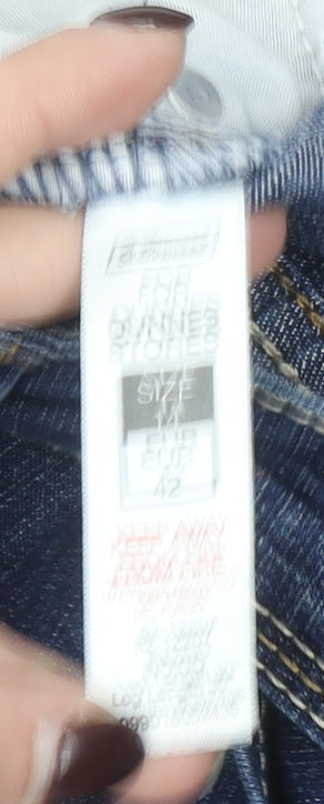 Dunnes Stores Women's Blue Bootcut Stretch Denim Jeans Size 14