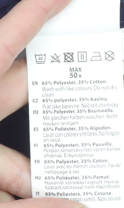 Portwest Men's Multicoloured Work Cargo Trousers M Regular Fit Reflective