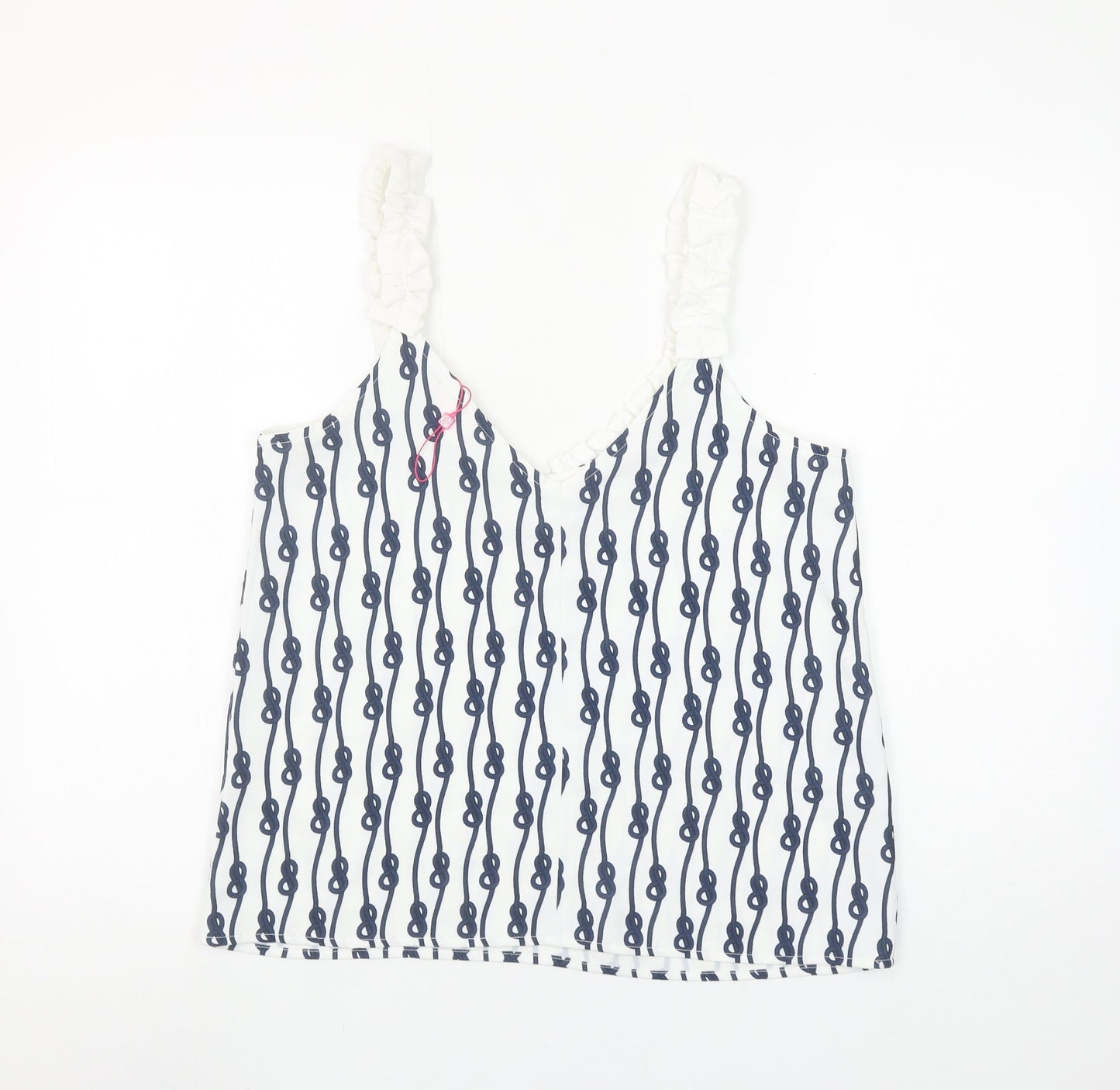 Womens UK Size S Savida White Camisole Tank
