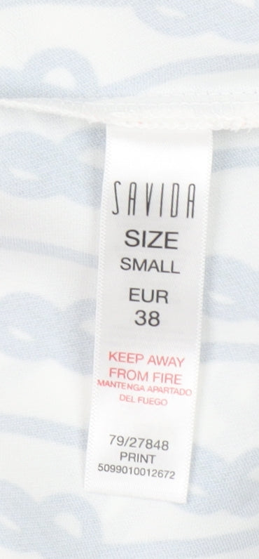 Womens UK Size S Savida White Camisole Tank
