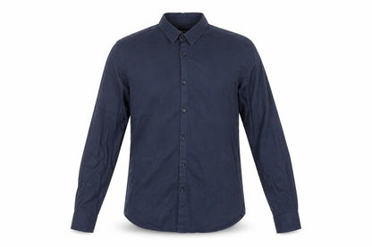DKNY Men’s Navy Blue Small Long Sleeve Button-Up Cotton Shirt