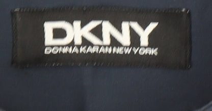 DKNY Men’s Navy Blue Small Long Sleeve Button-Up Cotton Shirt