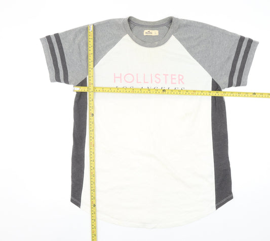 Womens UK Size L Hollister Multicoloured Ringer T-Shirt