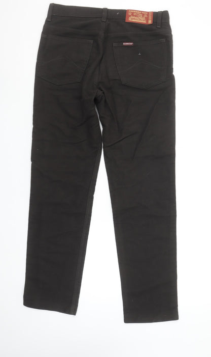 Carrera Men's Black Regular Fit Straight Leg Denim Jeans Size 31