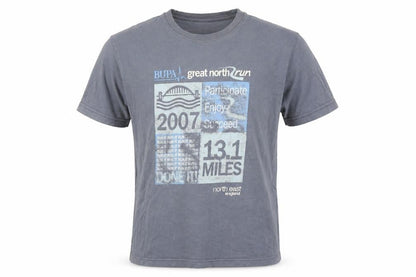 Mens UK Size S Great Run Blue  T-Shirt