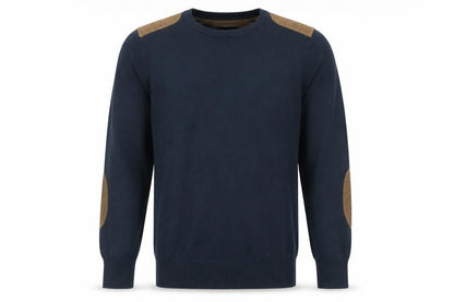 Mens UK Size S Brave Soul Blue Pullover Jumper