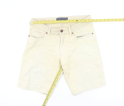 Angelo Litrico Men’s Beige Chino Shorts Size 32 Regular Cotton