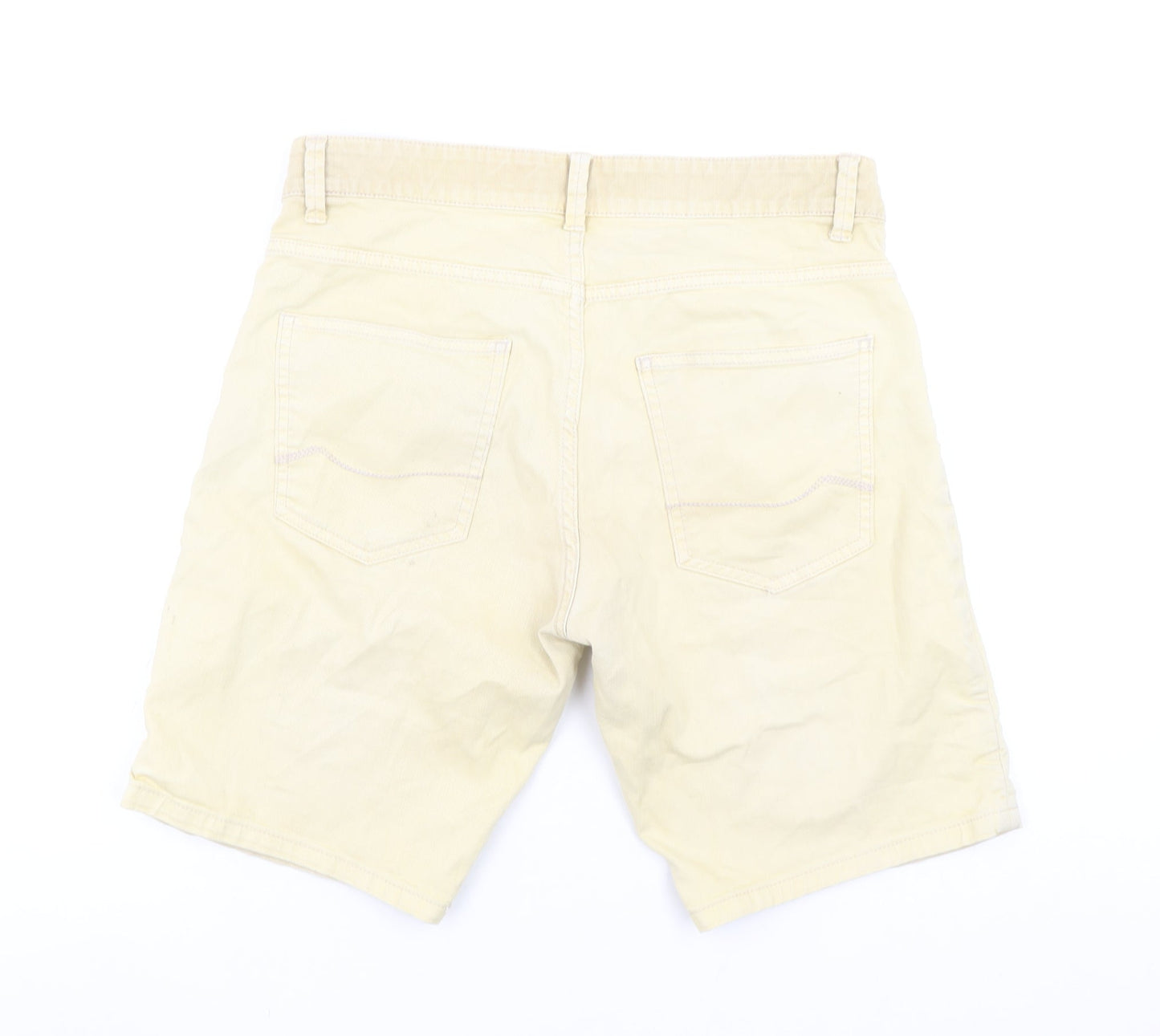 Angelo Litrico Men’s Beige Chino Shorts Size 32 Regular Cotton