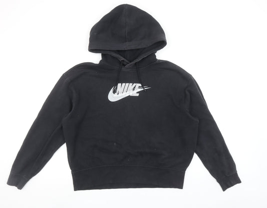 Mens UK Size S Nike Black Pullover Hoodie