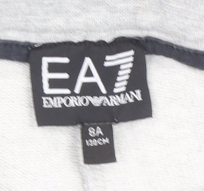 Emporio Armani Boys Grey EA7 Sweat Shorts 8 Years Regular Fit