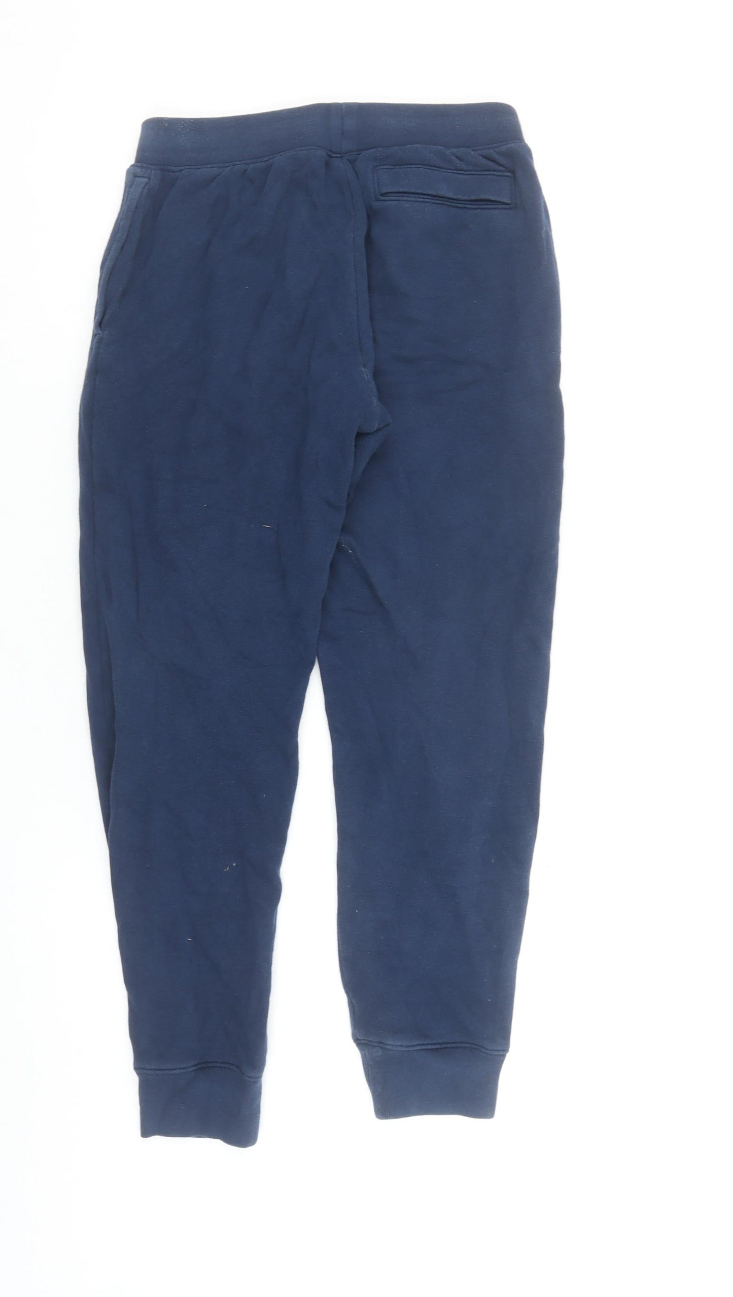 Under Armour Boys Blue Jogger Sweatpants M Fleece Comfort Elastic Waist