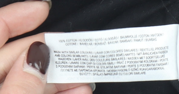 Marvel Men's Black Short Sleeve Cotton Graphic Logo T-Shirt Size S