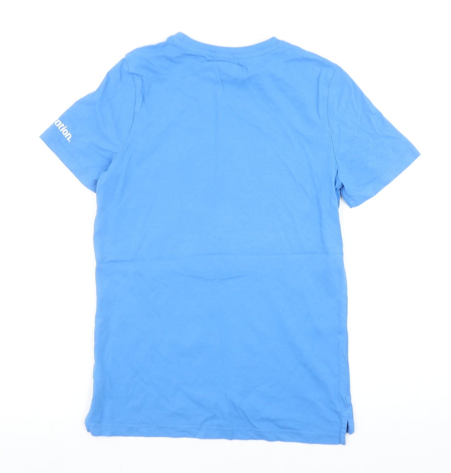 F&F Girls Blue PlayStation Sequin Gamer for Life T-Shirt 11-12 Years