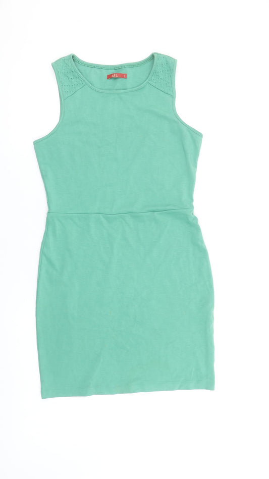 EDC Women's Green Sleeveless Bodycon Dress Size S