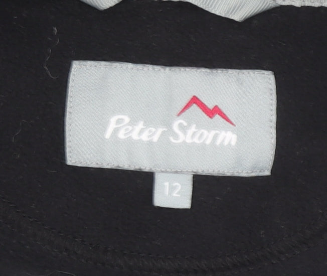 Womens UK Size 12 Peter Storm Black Pullover Sweatshirt