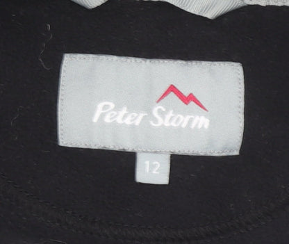 Womens UK Size 12 Peter Storm Black Pullover Sweatshirt