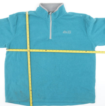 Atlas For Men Blue Fleece 2XL 1/4 Zip Pullover Sweatshirt