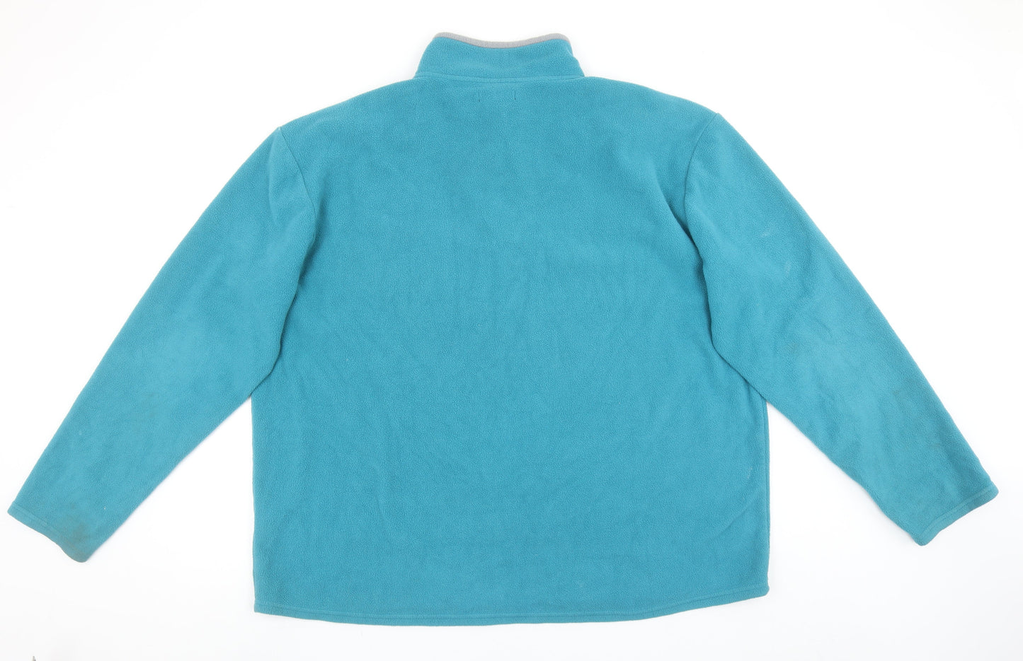 Atlas For Men Blue Fleece 2XL 1/4 Zip Pullover Sweatshirt