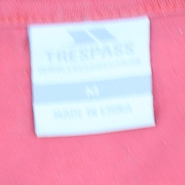 Womens UK Size M Trespass Pink Basic T-Shirt