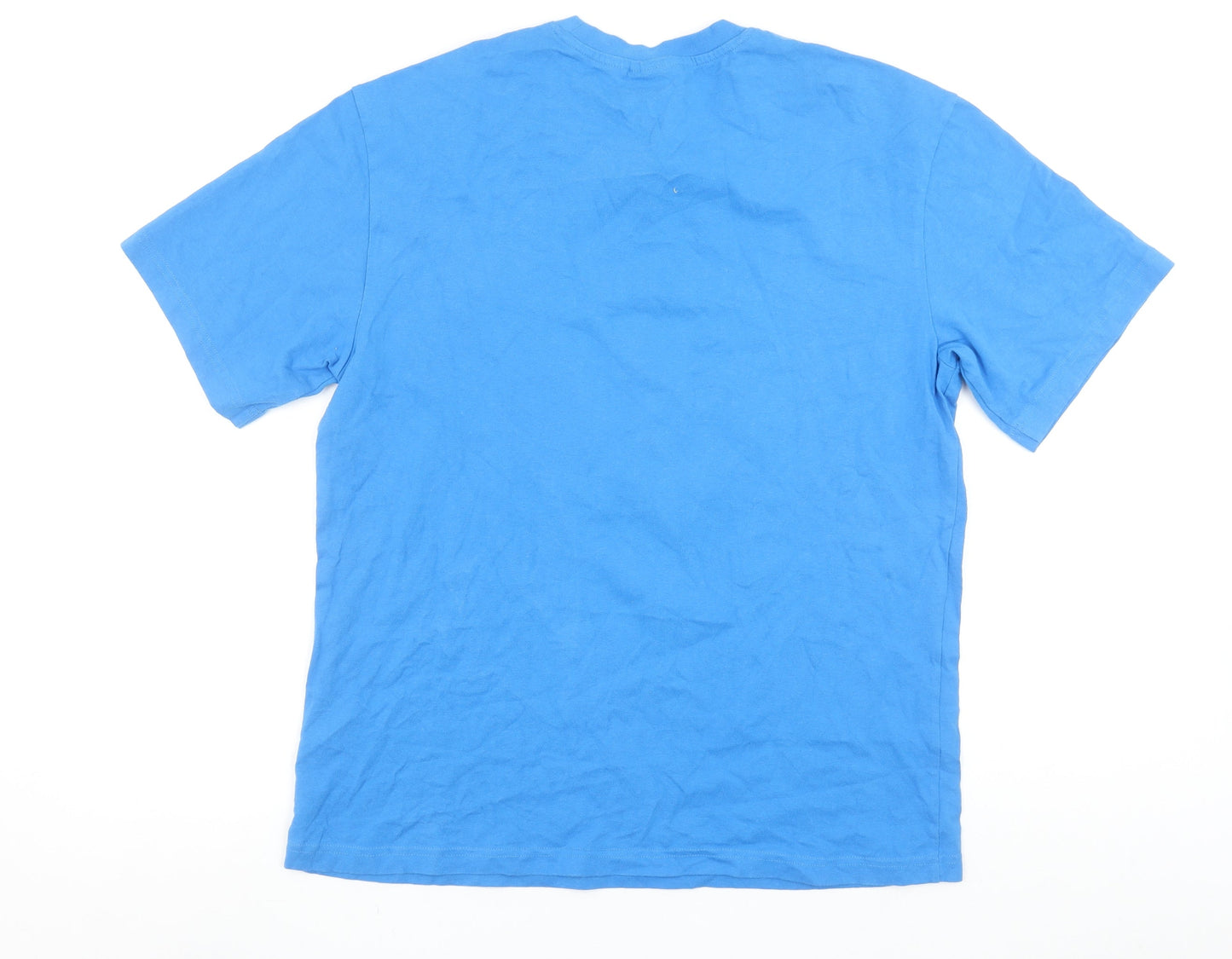 Mens UK Size M H&M Blue  T-Shirt