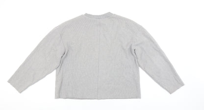 Womens UK Size 12 Zara Grey Pullover Jumper