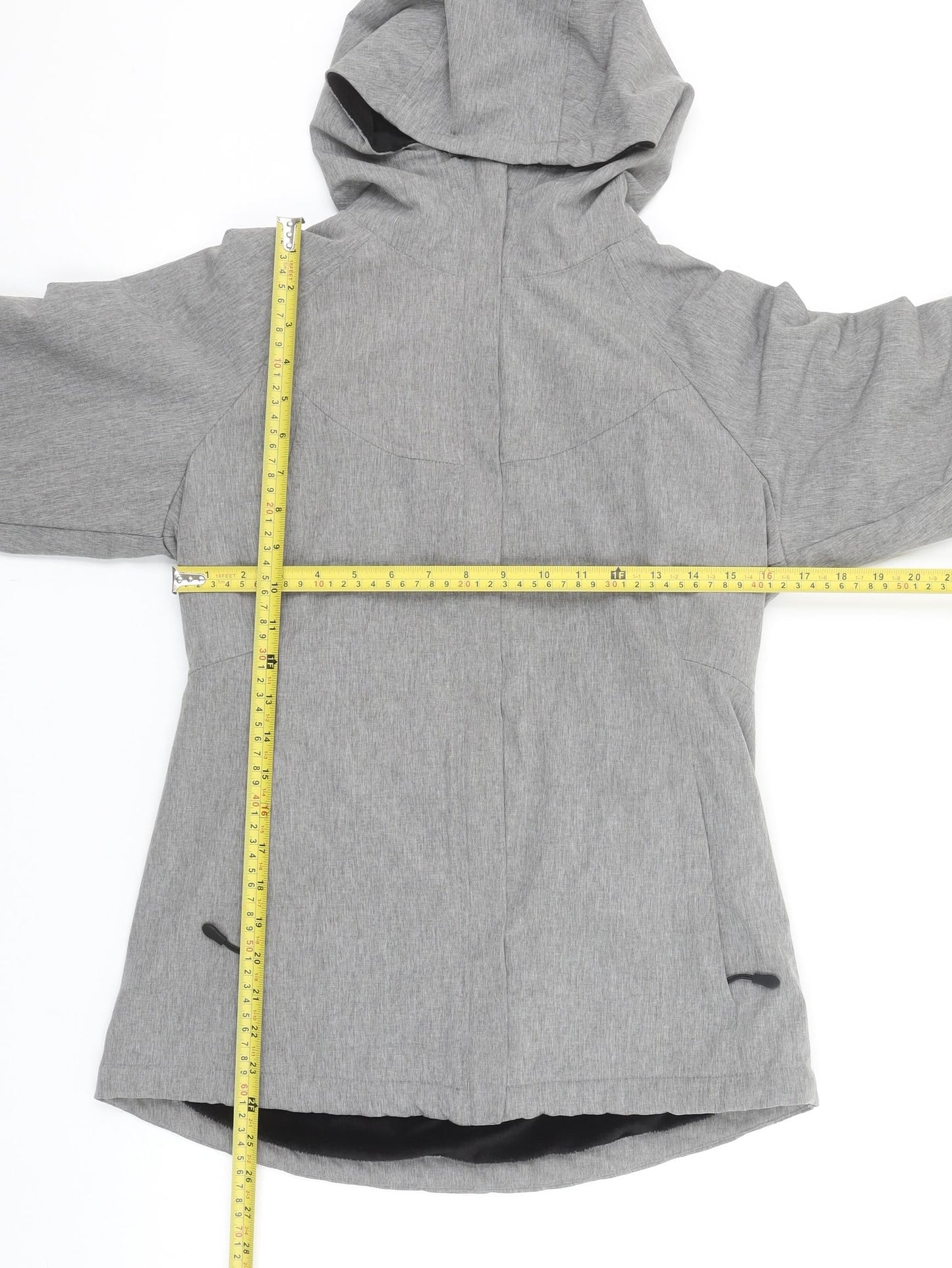 Womens UK Size S Kirkland Signature Grey Soft Shell