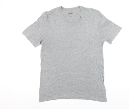 Mens UK Size M HUGO BOSS Grey  T-Shirt