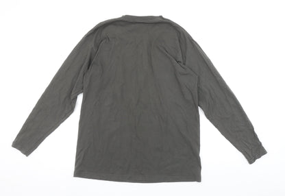 Metallica Men's Black Long Sleeve Band Graphic T-Shirt M