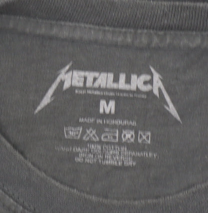 Metallica Men's Black Long Sleeve Band Graphic T-Shirt M