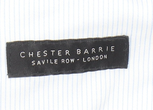 Chester Barrie Men's Grey Wool Dress Pants 38 Regular Classic Fit Trousers