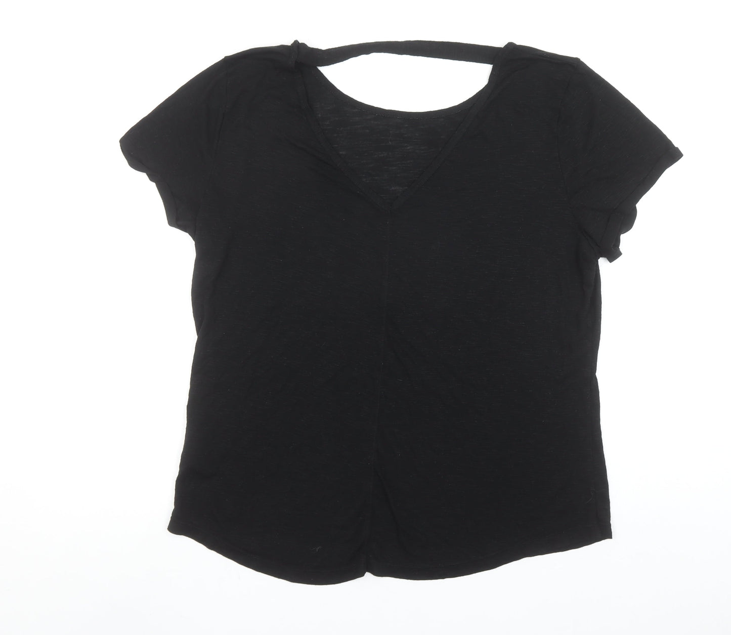 Womens UK Size 18 LA Gear Black Basic T-Shirt