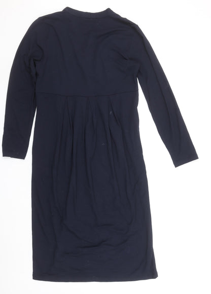 Masai Women’s Blue A-Line Jersey Knee Length Dress M