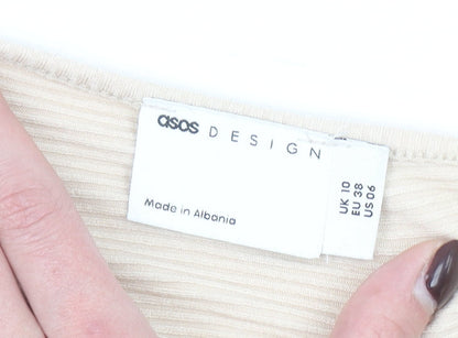 Womens UK Size 10 ASOS DESIGN Bodycon Dress