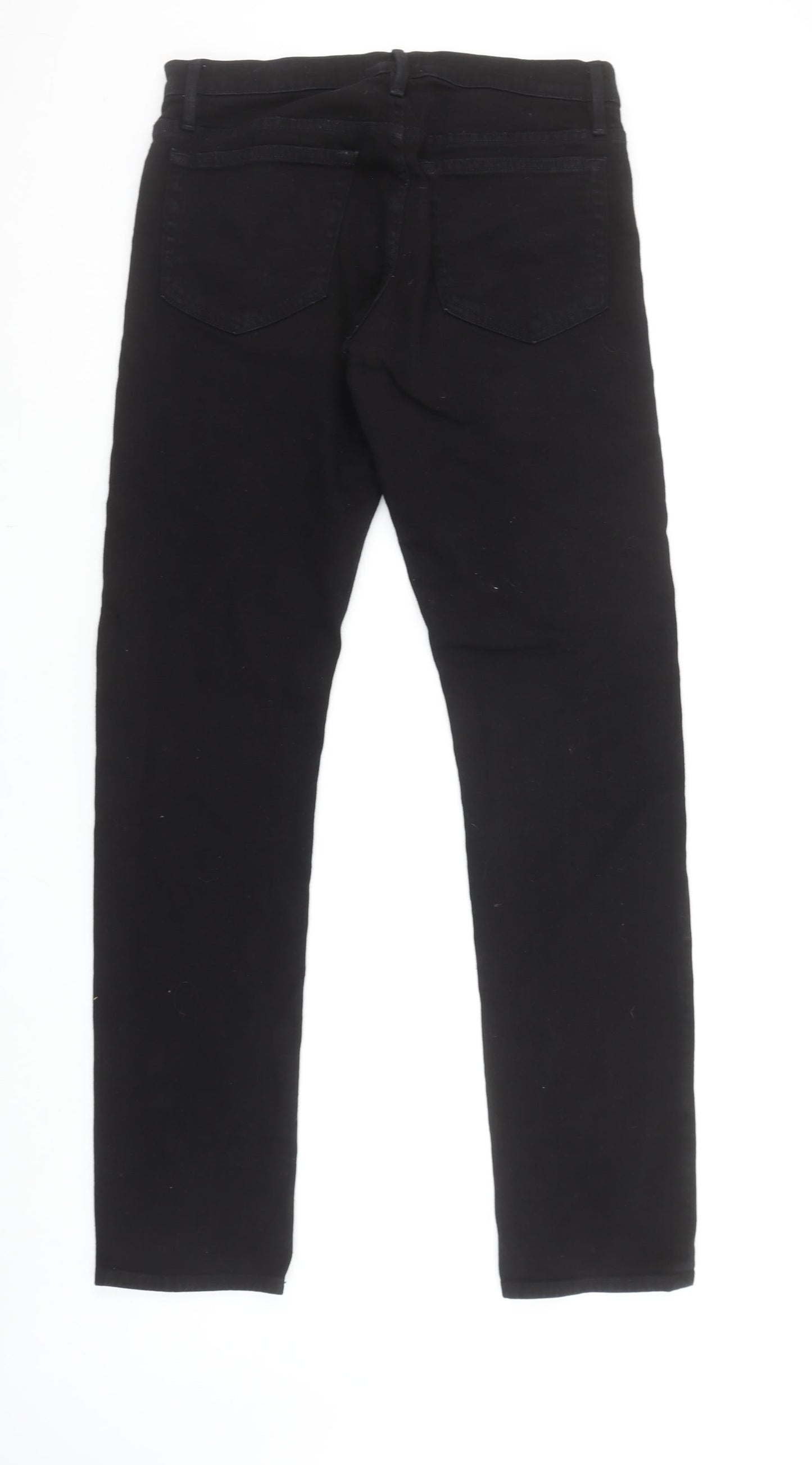 Frame Denim Men's Black Slim Jeans Size 30R Classic 5-Pocket Design