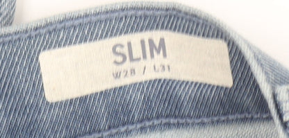 Marks and Spencer Men’s Blue Slim Fit Jeans W28 L31 Denim
